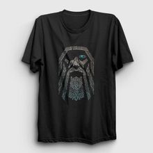 Presmono Siyah Odin Vikings Unisex T-Shirt