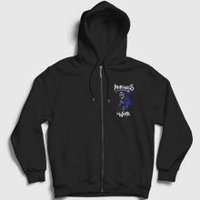 Presmono Siyah Reaper Motionless in White Unisex Sweatshirt
