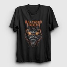 Presmono Siyah Wolf Hollywood Undead Erkek T-Shirt