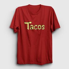 Presmono Tacos Anime Dragon Ball Kırmızı Unisex T-shirt