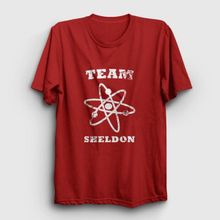 Presmono Team Sheldon The Big Bang Theory Beyaz Unisex T-shirt