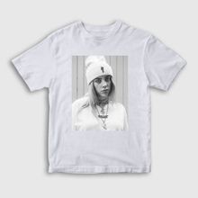 Presmono Unisex Çocuk Billie Eilish Beyaz T-Shirt