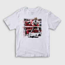 Presmono Unisex Çocuk Empire Mike Tyson Beyaz T-Shirt