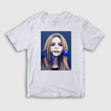 Presmono Unisex Çocuk Rose Lana Del Rey Beyaz T-Shirt