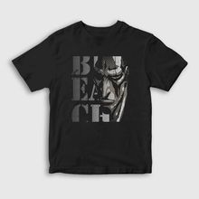 Presmono Unisex Çocuk Zaraki Kenpachi Anime Bleach Siyah T-Shirt