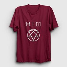 Presmono Unisex Logo Him Siyah T-Shirt