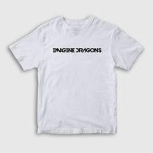 Presmono Unisex Logo Imagine Dragons Siyah T-Shirt