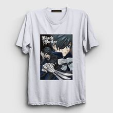 Presmono Unisex Poster Anime Kuroshitsuji T-Shirt