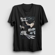 Presmono Unisex Poster Anime Kuroshitsuji T-Shirt