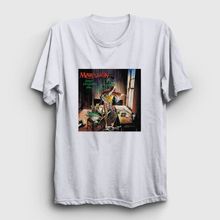 Presmono Unisex Tear Marillion Beyaz T-Shirt