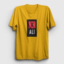 Presmono Unisex Victory Muhammed Ali Mavi T-shirt