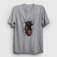 Presmono Wall Anime Attack On Titan Beyaz Unisex T-shirt