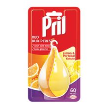 Pril Deo Duo Perls Limon ve Portakal Kokulu 60 Yıkama Bulaşık Makinesi Koku Giderici