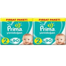 Prima Aktif Bebek No:2 Mini 180 Adet Bebek Bezi