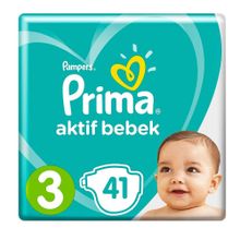 Prima Aktif Bebek No:3 Midi 42 Adet Bebek Bezi