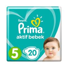 Prima Aktif Bebek No:5 Junior 20 Adet Bebek Bezi