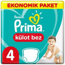 Prima Pants No:4 Maxi 44 Adet Külot Bebek Bezi