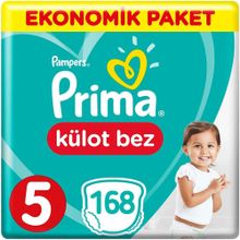 Prima Pants No:5 Junior 168 Adet Külot Bebek Bezi