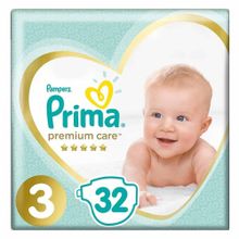 Prima Premium Care No:3 Midi 32 Adet Bebek Bezi