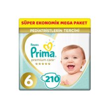Prima Premium Care No:6 XLarge 210 Adet Bebek Bezi