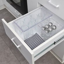 Primanova 165x355x160 mm Kapaklı Buzdolabı ve Dolap Düzenleyici