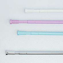 Primanova Askılı Aluminyum Beyaz Banyo Perde Borusu