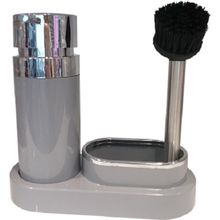 Primanova M-E43-07 Gri Polen Sıvı Sabunluk