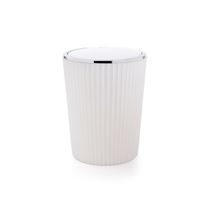 Primanova M-SA17-01 Beyaz Krom Nely Çöp Kovası