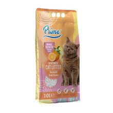 Prime Bentonit Portakal Kokulu Topaklaşan İnce 10 lt Kedi Kumu