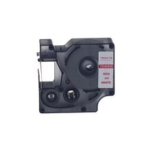 Printpen Dymo D1 45805 19 mm 7 m Beyaz Etikete Kırmızı Etiket