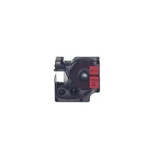 Printpen Dymo D1 45807 19 mm 7 m Kırmızı Etikete Siyah Etiket