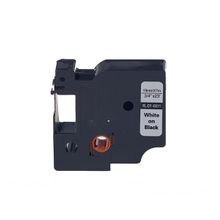 Printpen Dymo D1 45811 19 mm 7 m Siyah Etikete Beyaz Etiket