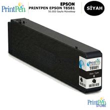 Printpen Epson T8581 C13T858100 Siyah 50K Muadil Kartuş