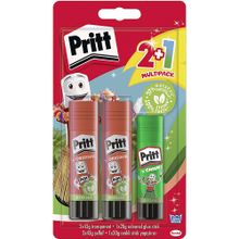 Prıtt Küçük Kahramanlar 2x43 gr Stıck Yapıştırıcı ve Simli Stick 1x20 gr Yapıştırıcı