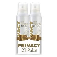 Privacy Gold Women 2x150 ml Kadın Deodorant