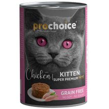 Pro Choice 400 gr Kitten Chicken Tavuk Etli Tahılsız Yavru Kedi Konservesi
