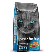 Pro Choice PRO34 Somonlu 2 kg Yetişkin Kedi Maması + Temizlik Mendili