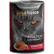 Pro Choice Sığır Etli Tahılsız Pate 400 gr Yetişkin Kedi Konservesi
