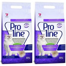 Pro Line 10 lt x 2 Adet Lavanta Kokulu Topaklanan Bentonit Kedi Kumu