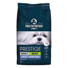 Pro Nutrition 3 kg Prestige Adult Mini Light Kısırlaştırılmış Yetişkin Köpek Maması