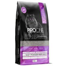 Pro One HypoAllergenic Bebek Pudrası Kokulu İnce Taneli 10 KG Sodyum Bentonit Kedi Kumu