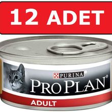 Pro Plan 12x85 gr Adult Tavuk Etli Yetişkin Kedi Konservesi