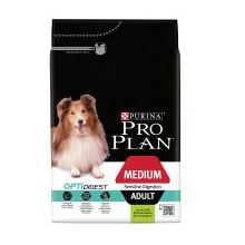 Pro Plan 3 KG Medium Sensitive Digestion Kuzulu ve Pirinçli Orta Irk Yetişkin Köpek Maması