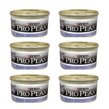 Pro Plan 6x85 gr Baby Kitten Tavuklu Yeni Doğan Yavru Kedi Konservesi