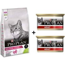 Pro Plan Delicate Kuzulu 10 kg Yetişkin Kedi Maması + 2x85 gr Tavuklu Kedi Konservesi