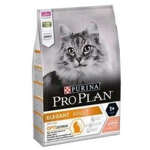 Pro Plan Derma Plus (Elegant Adult) 3 KG Tüy Yumaği Kontrolü Somonlu Kuru Kedi Maması