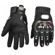 Probiker Unisex Siyah Korumalı Motosiklet Eldiveni