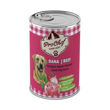 Prochef 24x415 gr Dana Etli Kıyılmış Yetişkin Köpek Maması