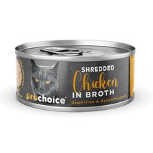 Prochoice 12x70 gr Deluxe Shredded Tahılsız Hipoalerjenik Tiftiklenmiş Tavuk Etli Yaş Kedi Maması