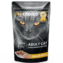 Prochoice Tahılsız Tavuk ve Ciğerli 85 gr Yetişkin Kedi Maması